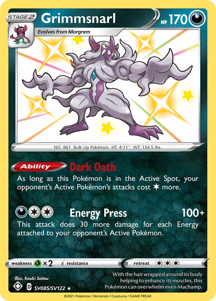 Grimmsnarl (SV085/SV122) [Sword & Shield: Shining Fates] | Exor Games Truro