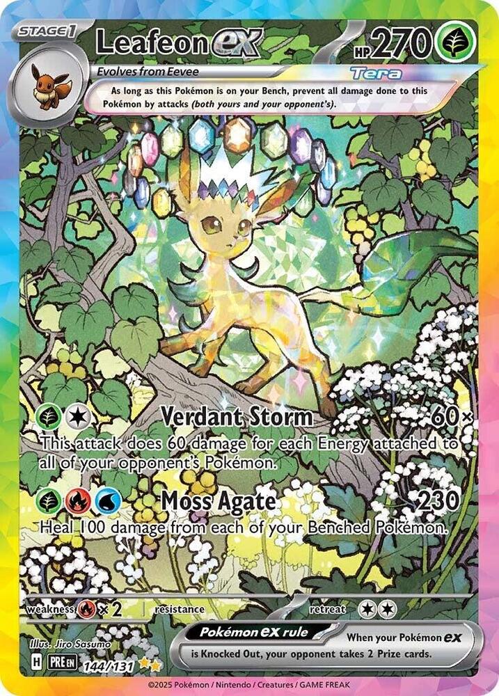 Leafeon ex (144/131) [Scarlet & Violet: Prismatic Evolutions] | Exor Games Truro