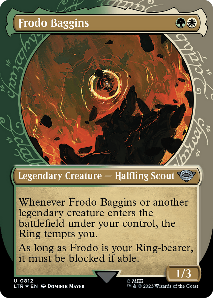 Frodo Baggins (Showcase) (Surge Foil) [The Lord of the Rings: Tales of Middle-Earth] | Exor Games Truro