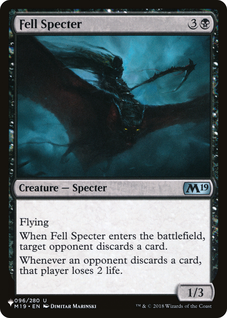 Fell Specter [The List Reprints] | Exor Games Truro