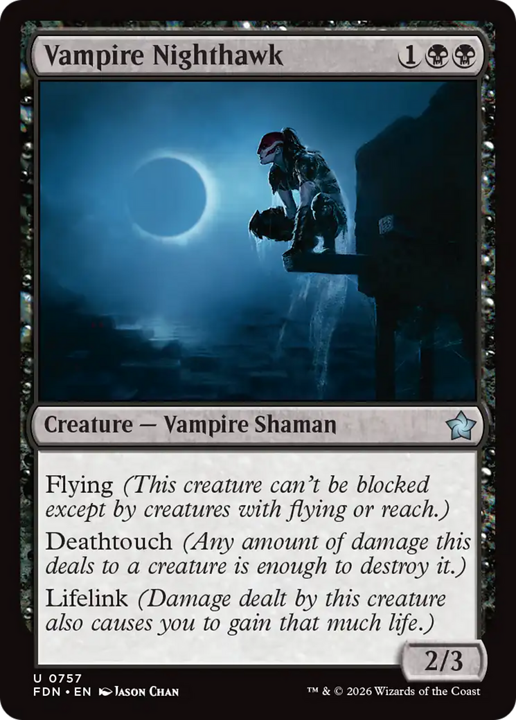 Vampire Nighthawk (0757) [Foundations] | Exor Games Truro