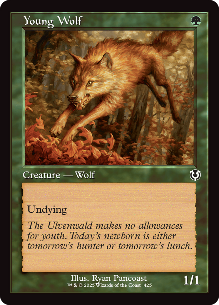 Young Wolf (Retro Frame) [Innistrad Remastered] | Exor Games Truro