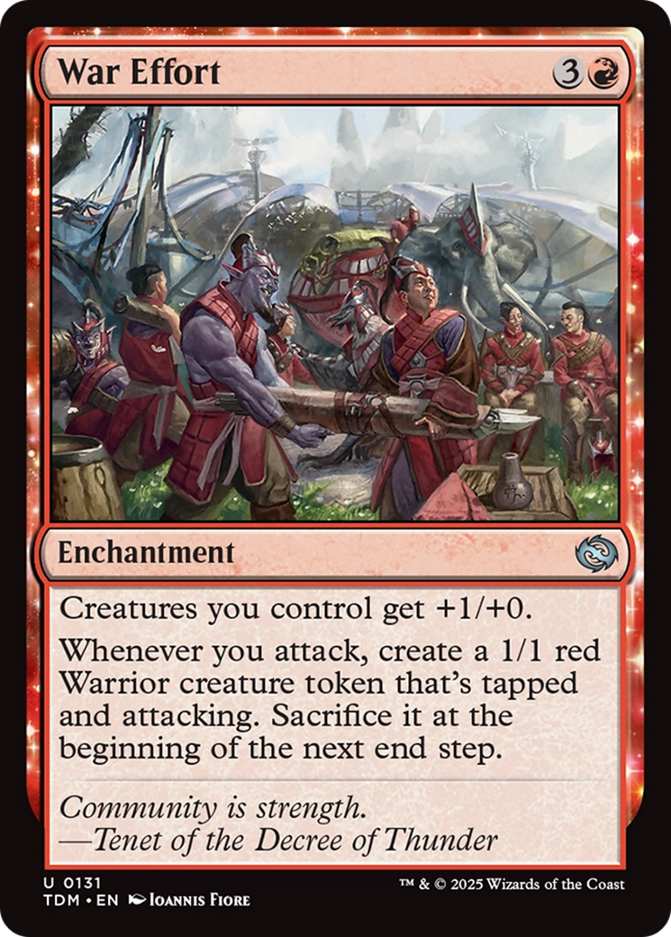 War Effort [Tarkir: Dragonstorm] | Exor Games Truro