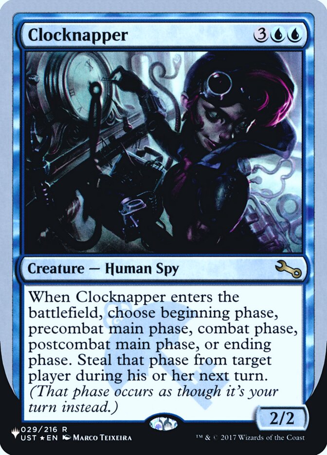 Clocknapper (Unfinity Foil Edition) [The List] | Exor Games Truro