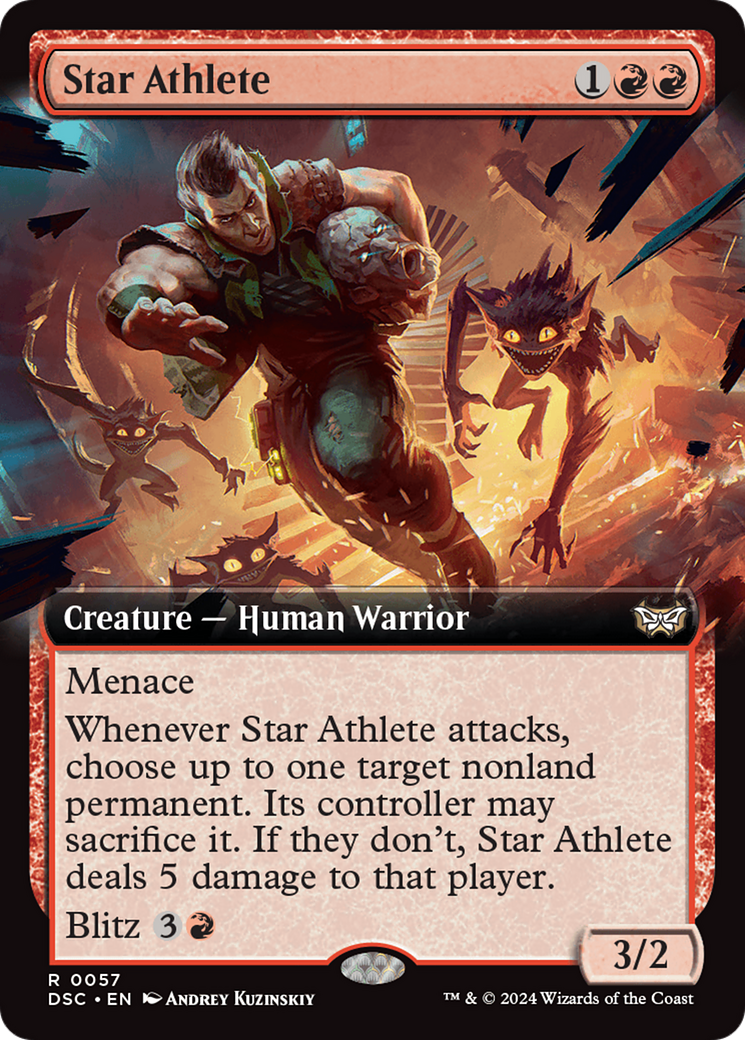 Star Athlete (Extended Art) [Duskmourn: House of Horror Commander] | Exor Games Truro