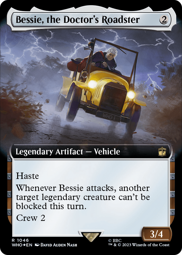 Bessie, the Doctor's Roadster (Extended Art) (Surge Foil) [Doctor Who] | Exor Games Truro