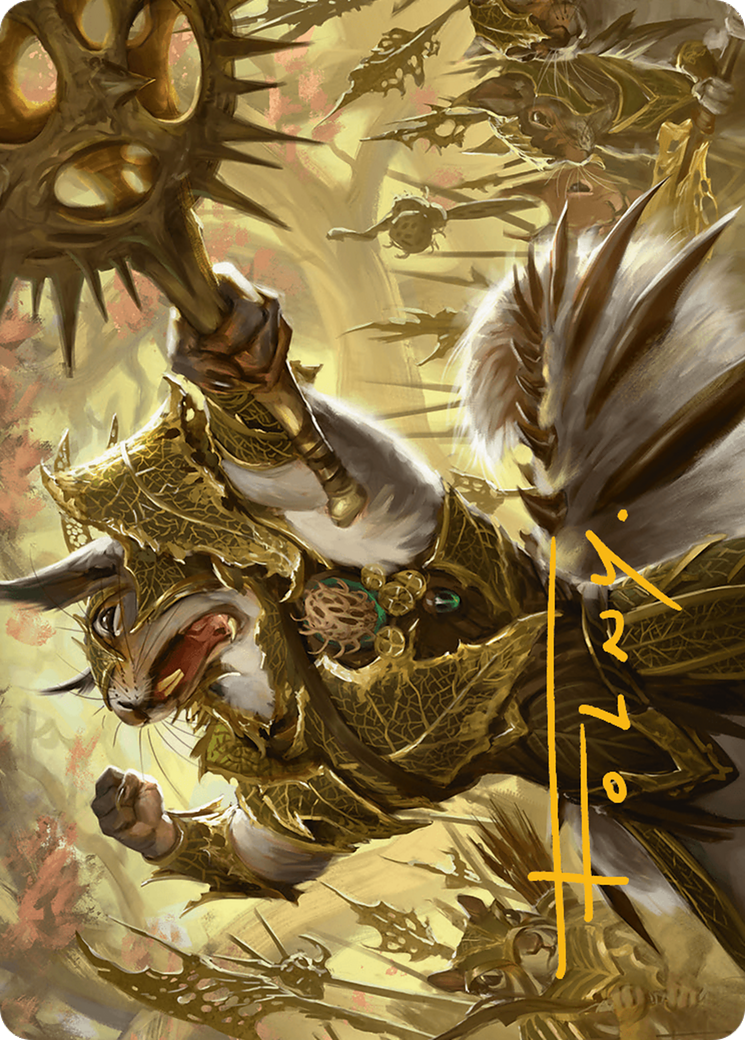 Honored Dreyleader Art Card (Gold-Stamped Signature) [Bloomburrow Art Series] | Exor Games Truro