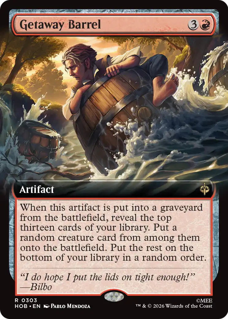 Getaway Barrel (Extended Art) [The Hobbit] | Exor Games Truro