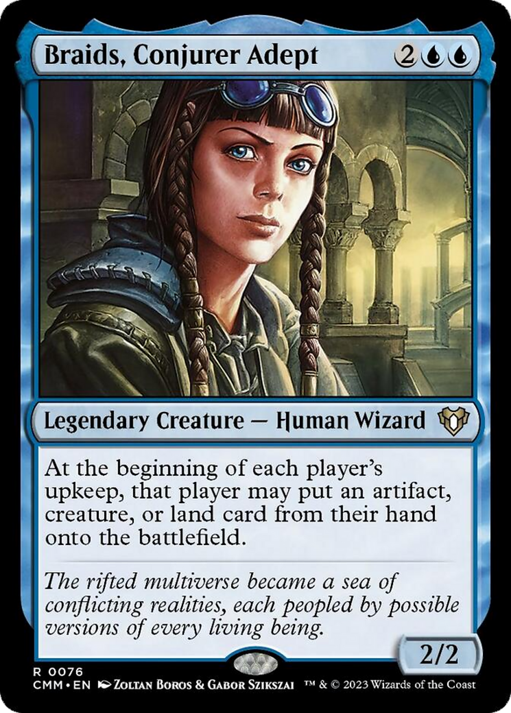 Braids, Conjurer Adept [Commander Masters] | Exor Games Truro