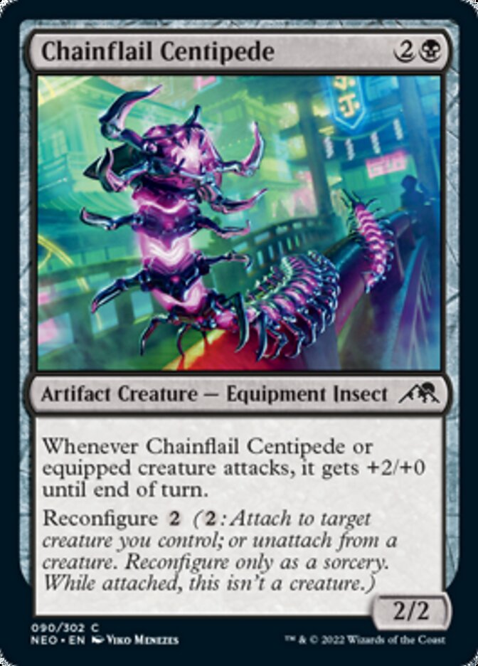 Chainflail Centipede [Kamigawa: Neon Dynasty] | Exor Games Truro