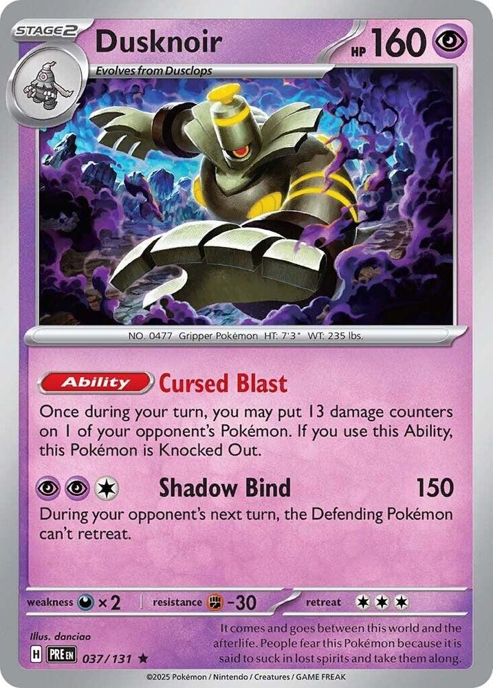 Dusknoir (037/131) [Scarlet & Violet: Prismatic Evolutions] | Exor Games Truro