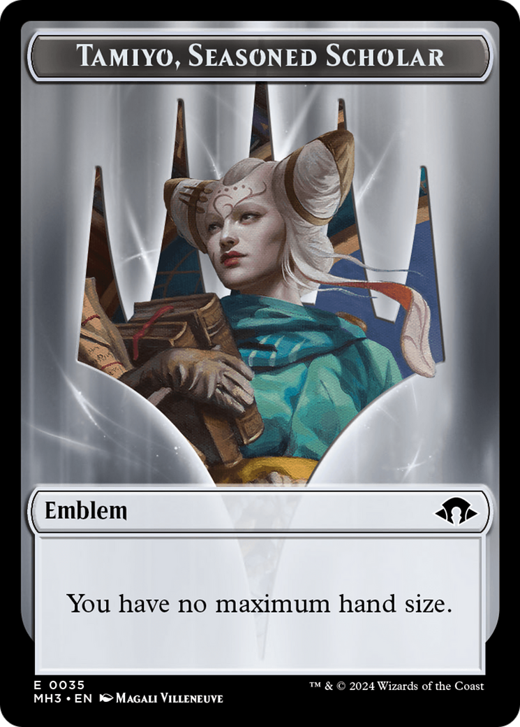 Tamiyo, Seasoned Scholar Token [Modern Horizons 3 Tokens] | Exor Games Truro