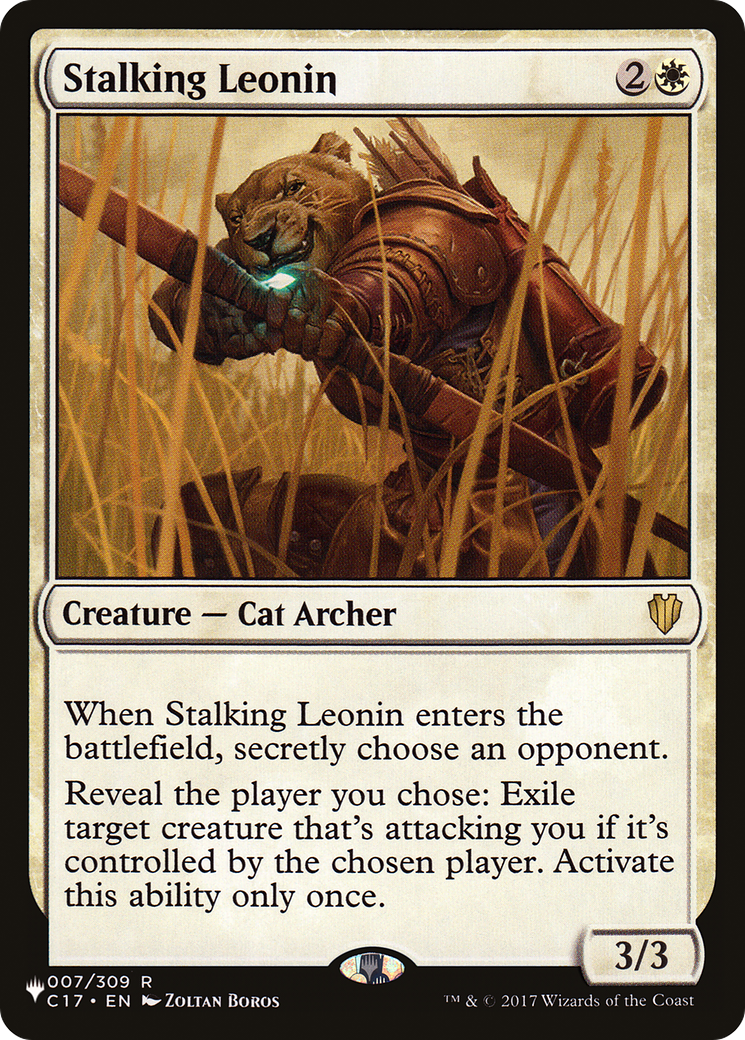 Stalking Leonin [The List] | Exor Games Truro