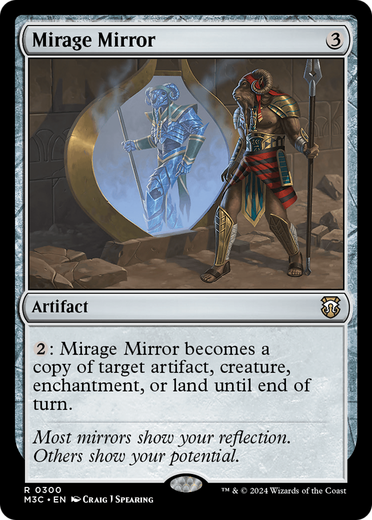 Mirage Mirror (Ripple Foil) [Modern Horizons 3 Commander] | Exor Games Truro