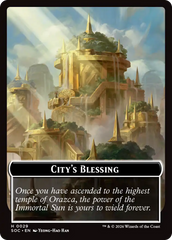 Food // City's Blessing Double-Sided Token [Secrets of Strixhaven Commander Tokens] | Exor Games Truro