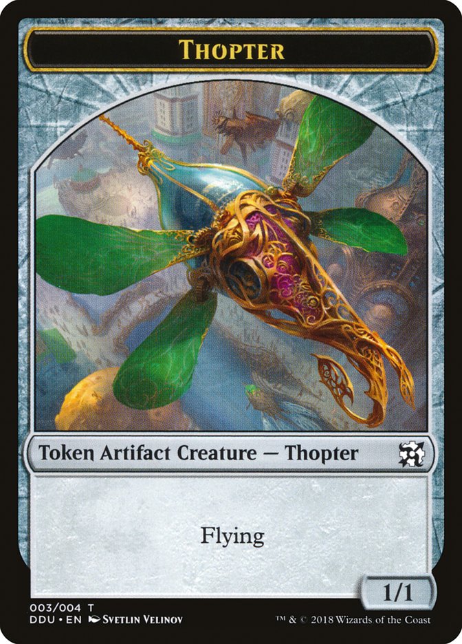 Thopter Token (003/004) [Duel Decks: Elves vs. Inventors Tokens] | Exor Games Truro