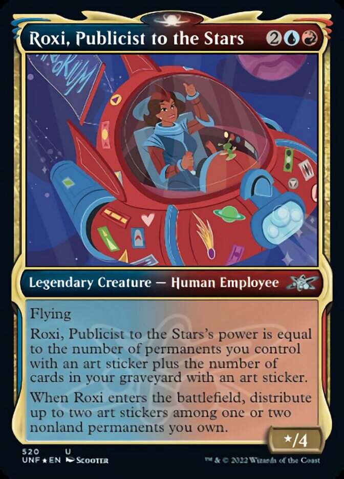 Roxi, Publicist to the Stars (Showcase) (Galaxy Foil) [Unfinity] | Exor Games Truro