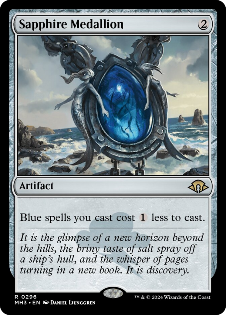 Sapphire Medallion [Modern Horizons 3] | Exor Games Truro