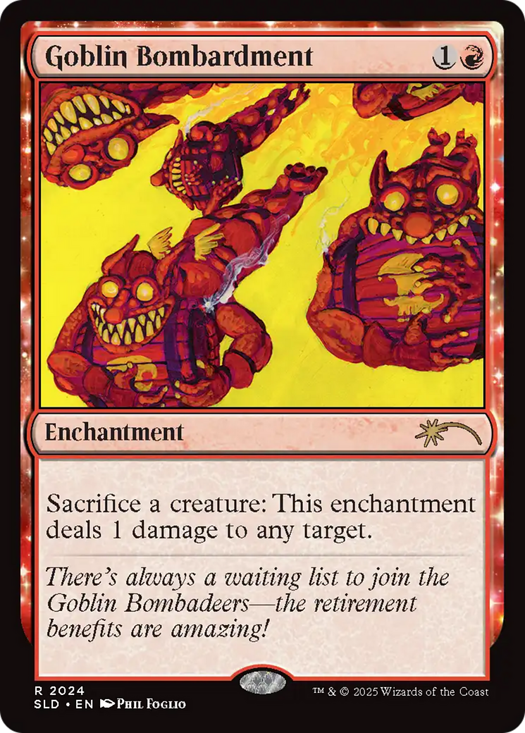 Goblin Bombardment (2024) (Rainbow Foil) [Secret Lair Drop Series] | Exor Games Truro