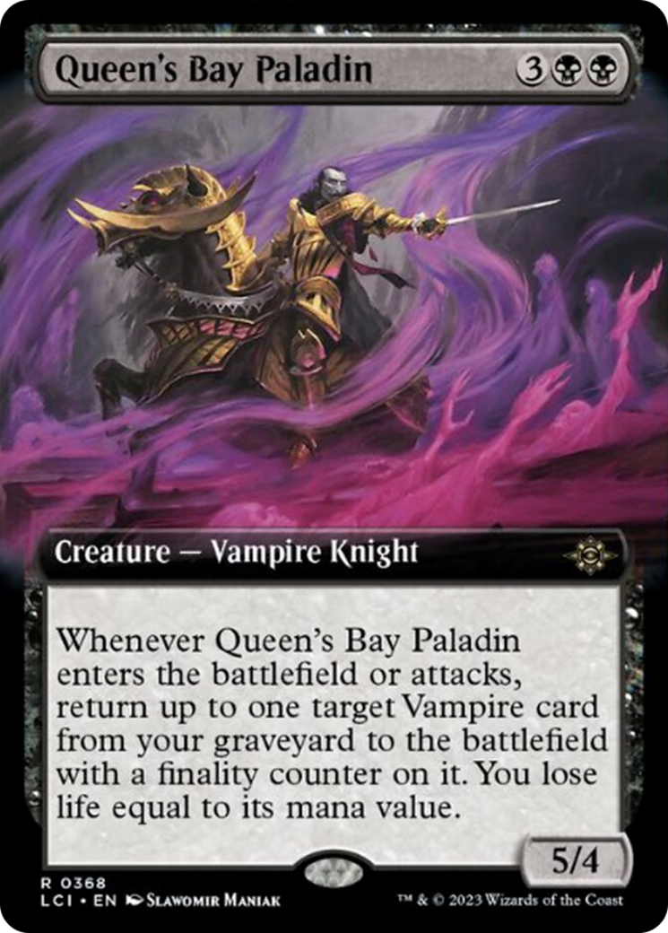 Queen's Bay Paladin (Extended Art) [The Lost Caverns of Ixalan] | Exor Games Truro