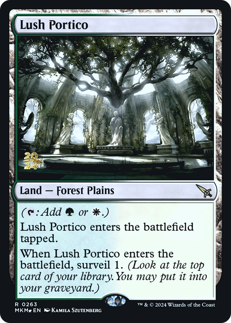 Lush Portico [Murders at Karlov Manor Prerelease Promos] | Exor Games Truro