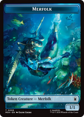 Wall (003) // Merfolk (006) Double-Sided Token [Marvel Super Heroes Commander Tokens] | Exor Games Truro