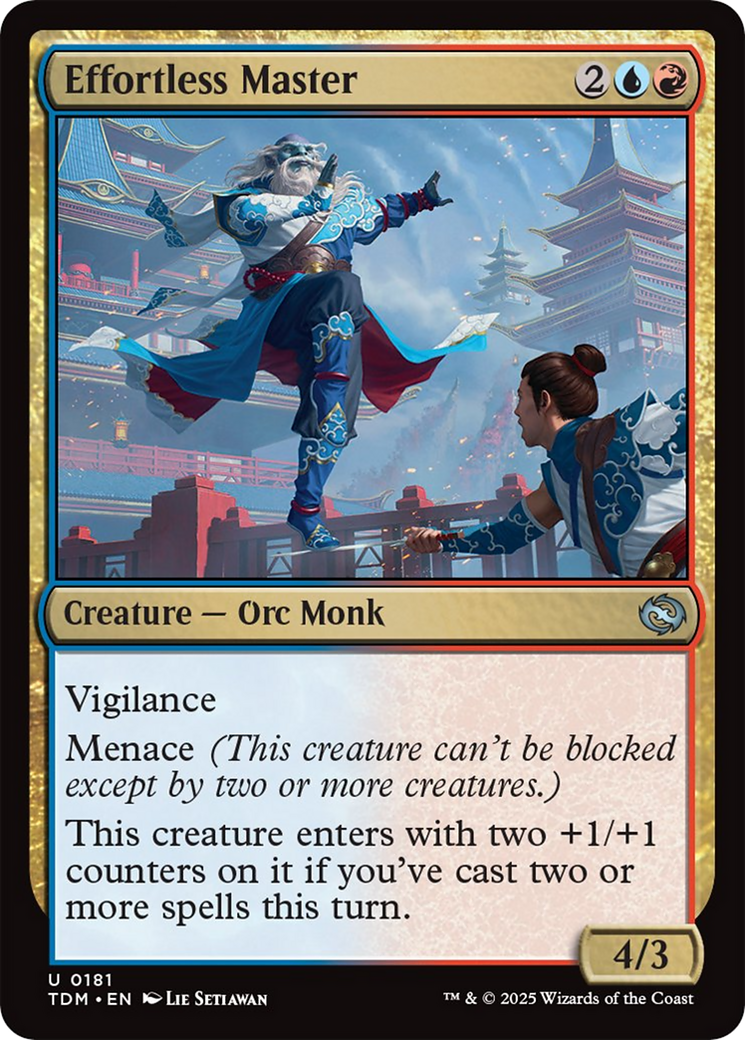 Effortless Master [Tarkir: Dragonstorm] | Exor Games Truro