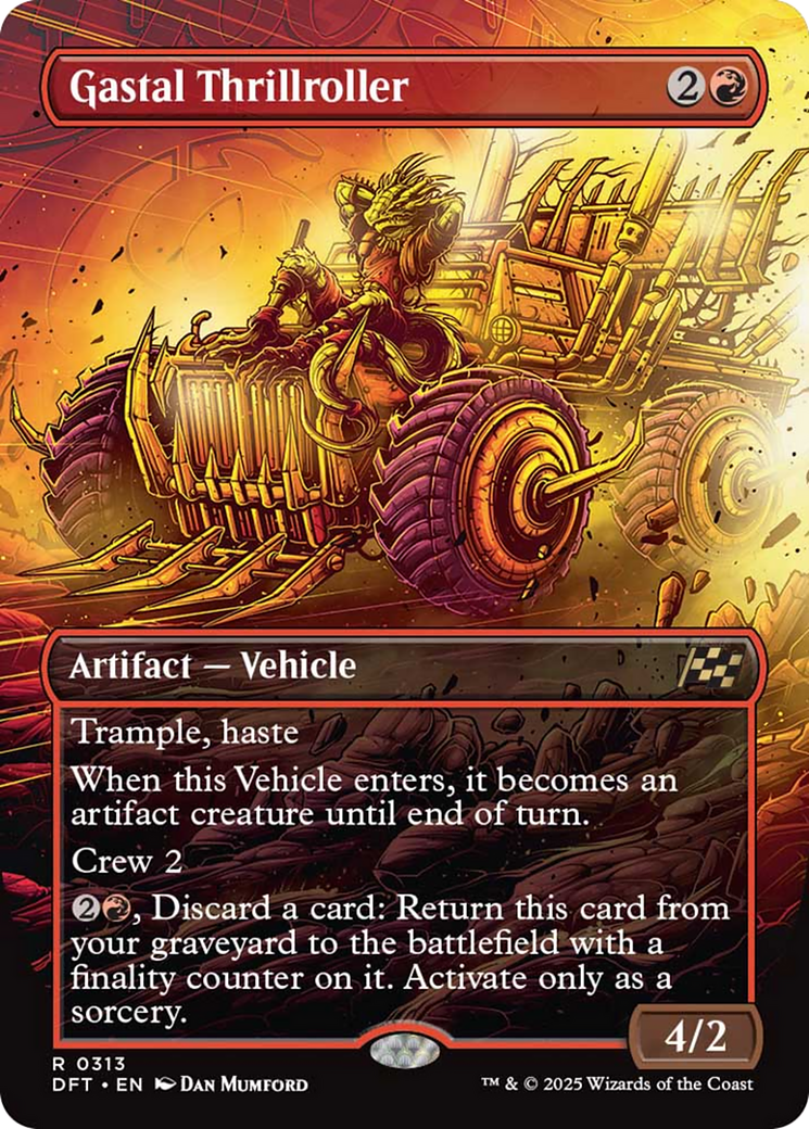 Gastal Thrillroller (Borderless) [Aetherdrift] | Exor Games Truro