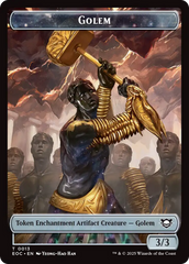 Insect // Golem (0013) Double-Sided Token [Edge of Eternities Commander Tokens] | Exor Games Truro