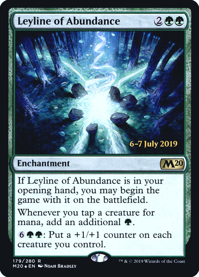 Leyline of Abundance [Core Set 2020 Prerelease Promos] | Exor Games Truro