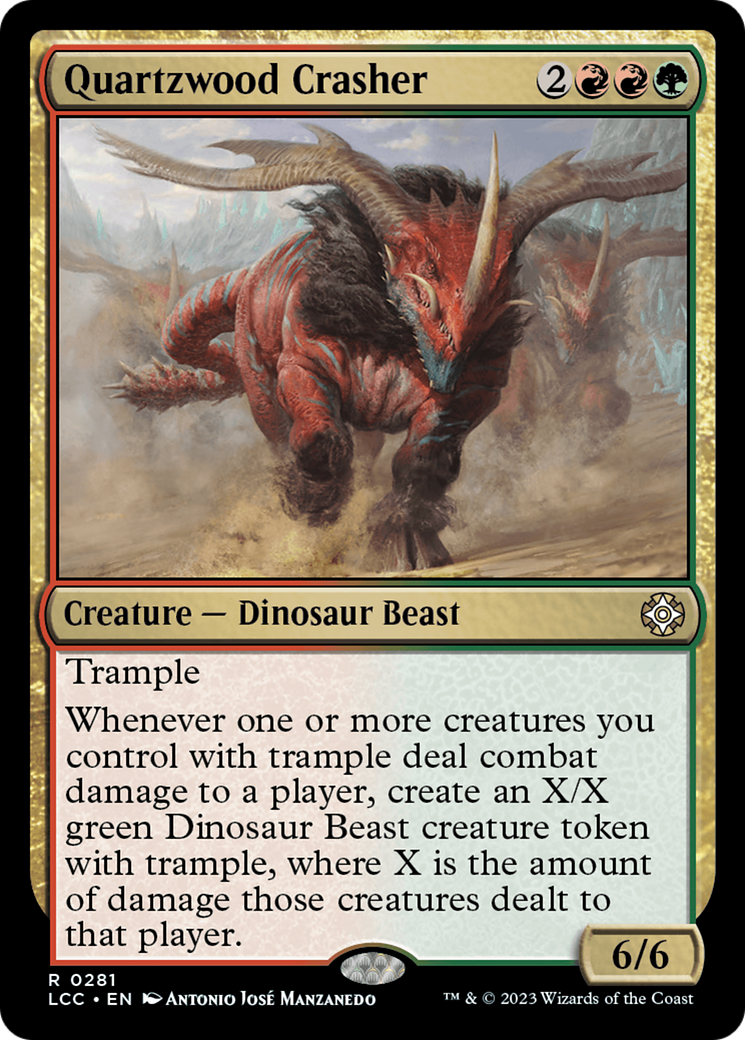 Quartzwood Crasher [The Lost Caverns of Ixalan Commander] | Exor Games Truro