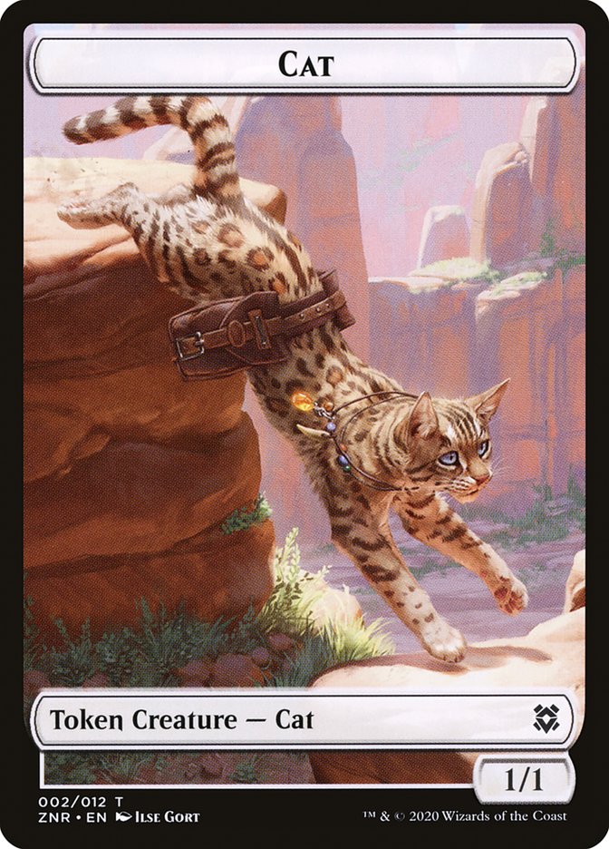 Cat Token [Zendikar Rising Tokens] | Exor Games Truro