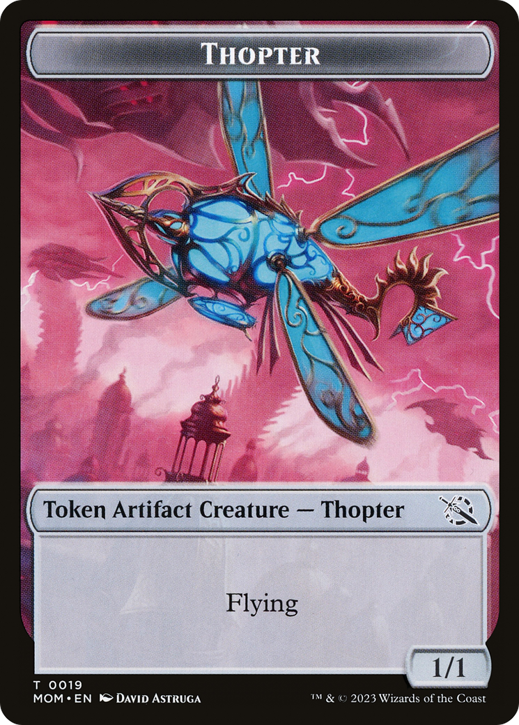 Thopter // Knight (10) Double-Sided Token [March of the Machine Tokens] | Exor Games Truro