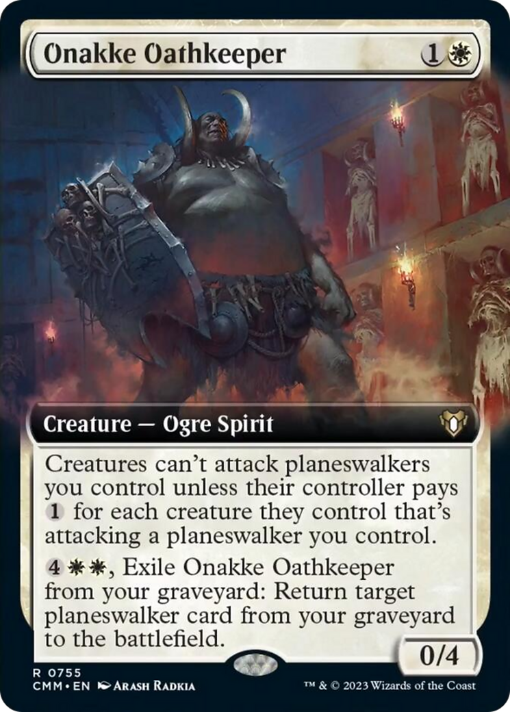 Onakke Oathkeeper (Extended Art) [Commander Masters] | Exor Games Truro