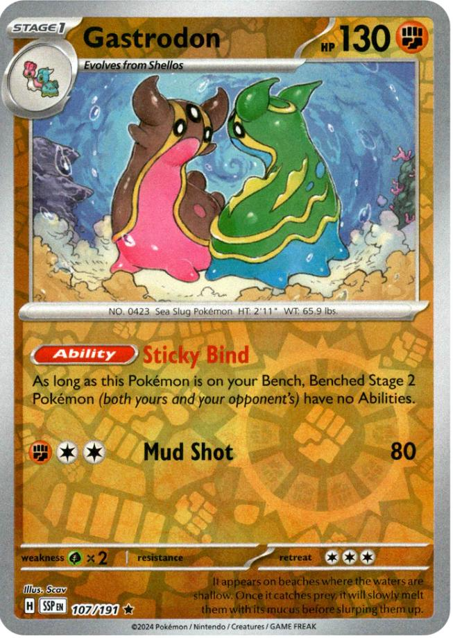 Gastrodon (107/191) [Scarlet & Violet: Surging Sparks] | Exor Games Truro