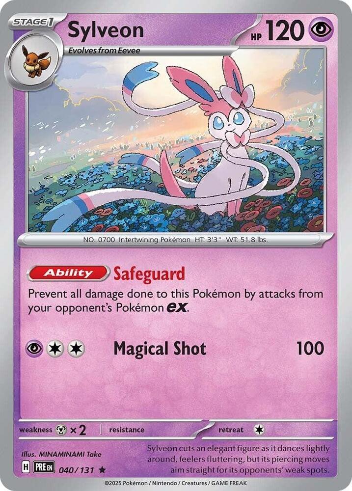 Sylveon (040/131) [Scarlet & Violet: Prismatic Evolutions] | Exor Games Truro
