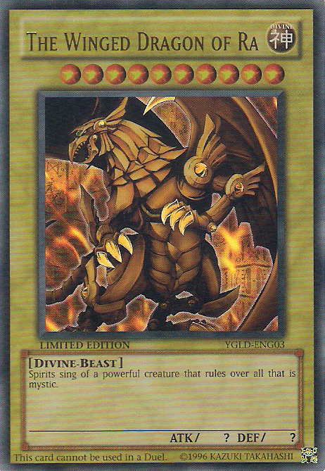 The Winged Dragon of Ra [YGLD-ENG03] Ultra Rare | Exor Games Truro