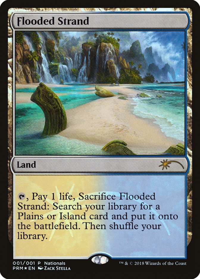 Flooded Strand (Nationals) [Nationals Promos] | Exor Games Truro