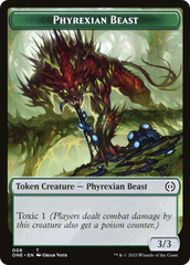 Phyrexian Beast Token [Phyrexia: All Will Be One Tokens] | Exor Games Truro