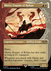 Merry, Esquire of Rohan (Showcase) (Surge Foil) [The Lord of the Rings: Tales of Middle-Earth] | Exor Games Truro