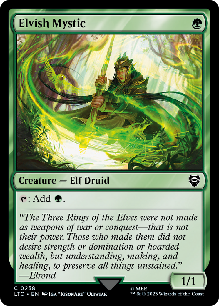 Elvish Mystic [The Lord of the Rings: Tales of Middle-Earth Commander] | Exor Games Truro