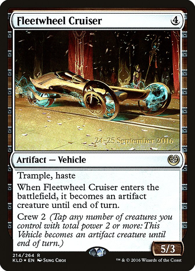 Fleetwheel Cruiser [Kaladesh Prerelease Promos] | Exor Games Truro