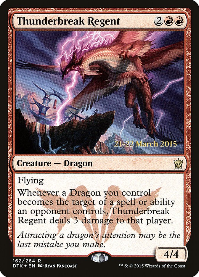 Thunderbreak Regent [Dragons of Tarkir Prerelease Promos] | Exor Games Truro