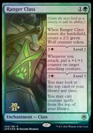 Ranger Class [Dungeons & Dragons: Adventures in the Forgotten Realms Prerelease Promos] | Exor Games Truro