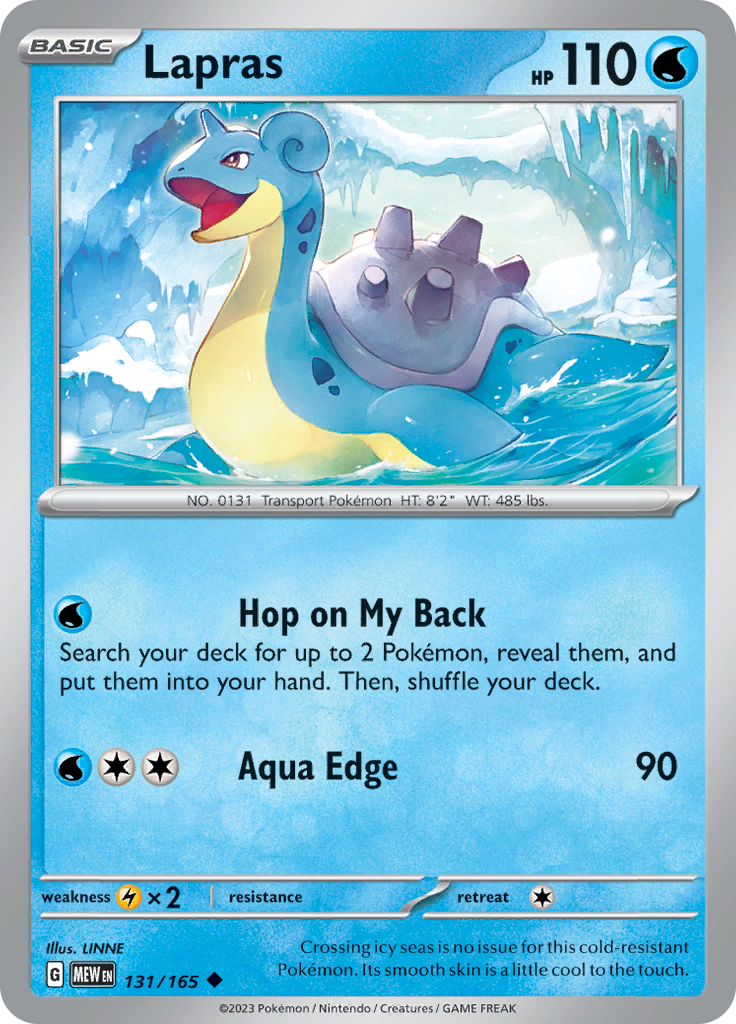 Lapras (131/165) [Scarlet & Violet: 151] | Exor Games Truro