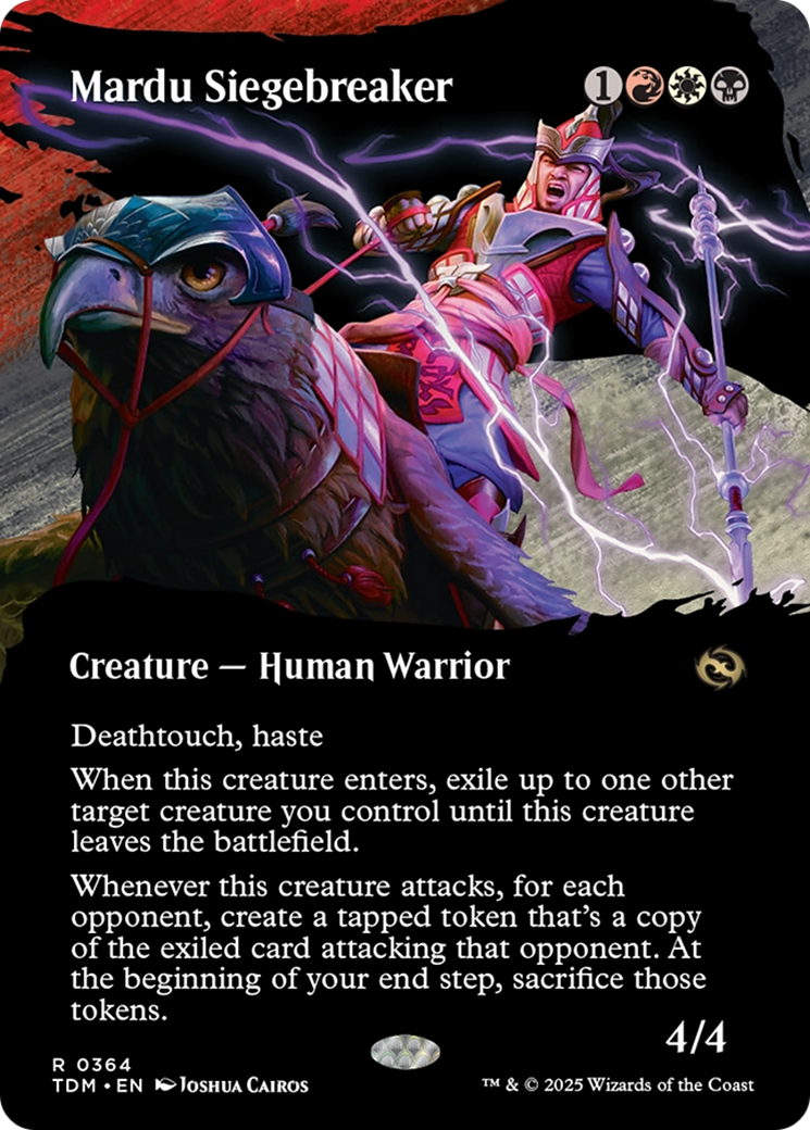 Mardu Siegebreaker (Borderless) [Tarkir: Dragonstorm] | Exor Games Truro