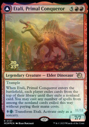 Etali, Primal Conqueror // Etali, Primal Sickness [March of the Machine Prerelease Promos] | Exor Games Truro