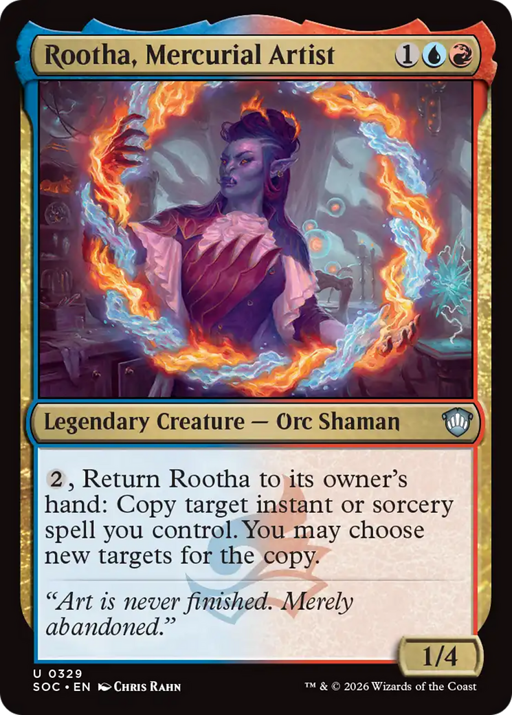 Rootha, Mercurial Artist [Secrets of Strixhaven Commander] | Exor Games Truro