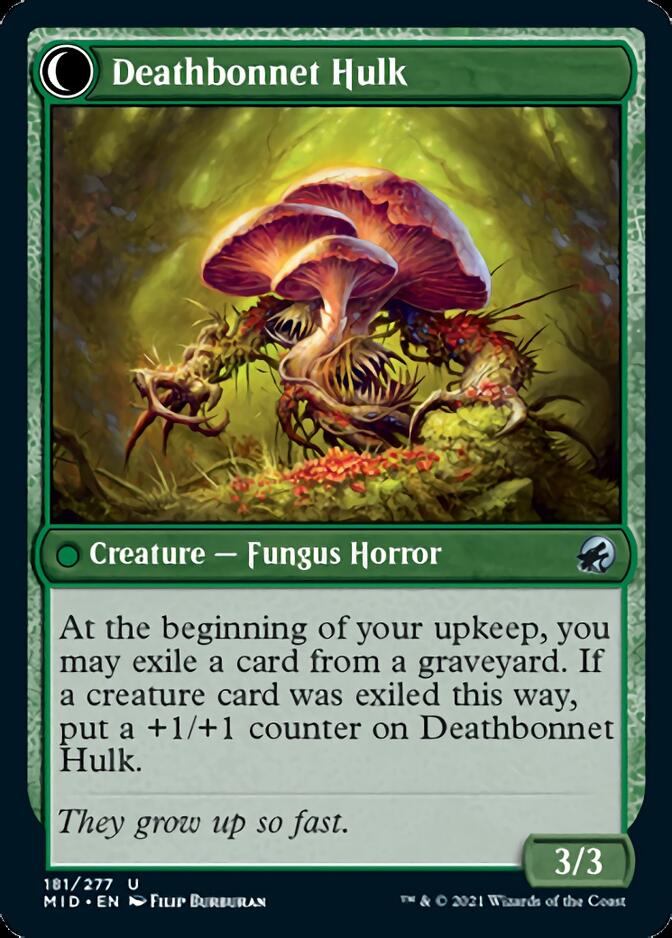 Deathbonnet Sprout // Deathbonnet Hulk [Innistrad: Midnight Hunt] | Exor Games Truro