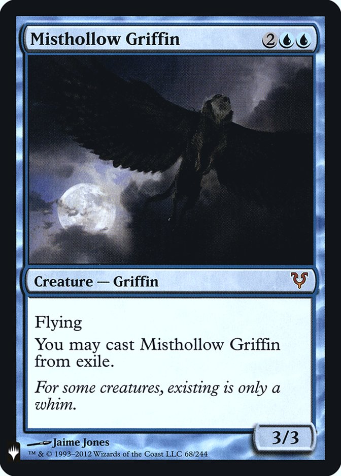 Misthollow Griffin [Mystery Booster] | Exor Games Truro